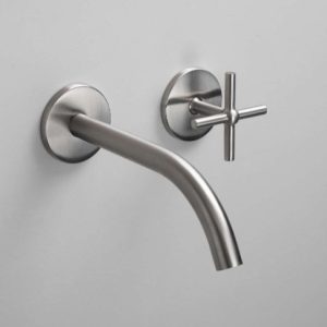 Μπαταρία Νιπτήρος Εντοιχισμού NODO BRUSHED INOX 316L