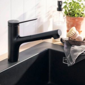 Zesis M33 Black matt Kitchen Faucet