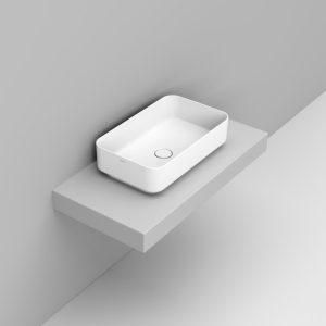 Nιπτήρας Επιτραπέζιος Ορθογώνιος NOEMI White Gloss 60×36cm