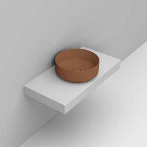 Νιπτήρας Επικαθήμενος Στρογγυλός NOEMI Ø44cm Warm Clay
