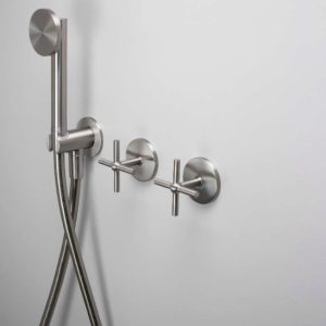 Σετ Ντουζ Εντοιχισμού NODO BRUSHED INOX 316L