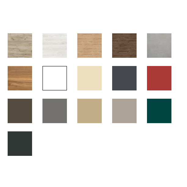 Σετ Έπιπλο Μπάνιου Shape III 60cm (Βάση νιπτήρα, Νιπτήρας, Καθρέπτης, Φωτιστικό) Light Hickory - Image 2