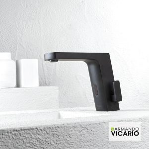 Μπαταρία Νιπτήρα Ηλεκτρονική (μπατ.) Sensi Vicario Black Matt