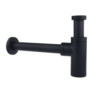 Σιφώνι Νιπτήρος Φ32*300mm Total Black Viospiral