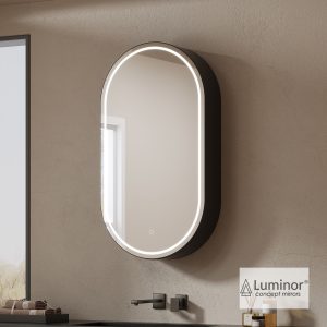 JAZZ Bathroom Cabinet 50x90 with illuminated LED mirror