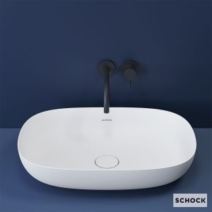 Washbasin RLIGHT 56.4x39 Marmorin by Schock White Matt
