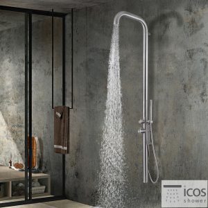 Στήλη ντους εξωτερικού χώρου ETNA MIX Inox