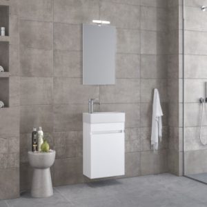 Έπιπλο Μπάνιου VALENCIA 45 Λευκό (βάση+νιπτήρας)