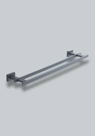 Πετσετοθήκη Διπλή Black 60cm