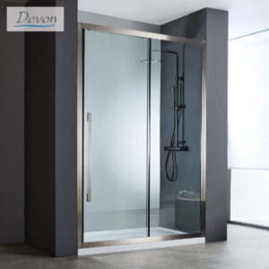 Sliding Cabin NOXX SLIDER 140 (137-139) 200 (1fixed+1sliding)PVD Brushed Black DEVON
