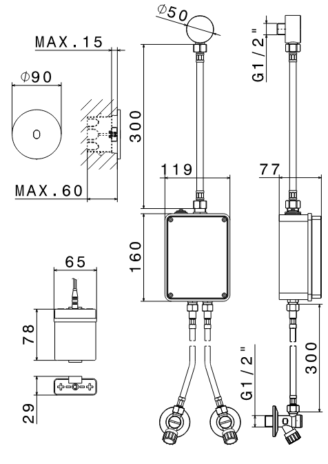 Electronic Built-in Button Sensitive PVD Gun Metal - Image 4