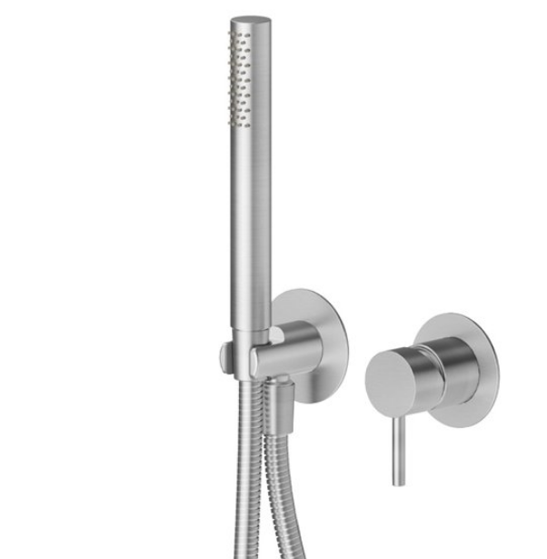 Built-in Shower Set X-STEEL PVD BRUSHED GUN METAL - Image 2