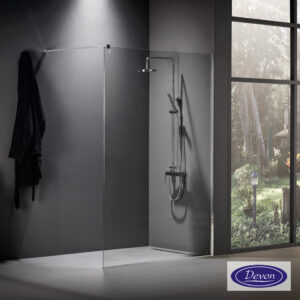 IWIS Walk-in Freestanding Cabin 110 x 200cm Chrome DEVON