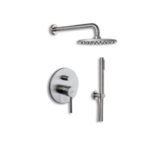 Etna Minimal Stainless Steel Built-in Shower Set