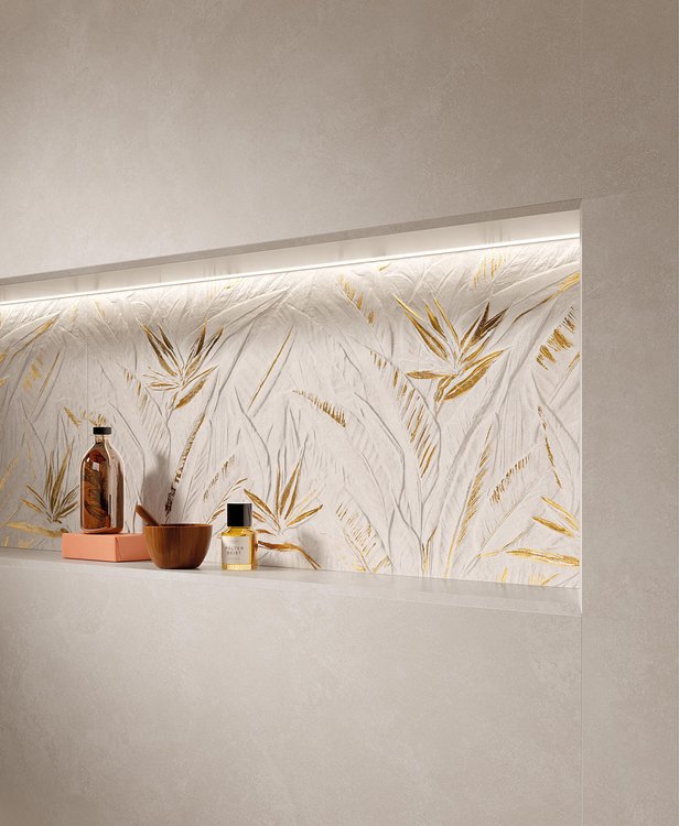 Nobu Litia Gold Inserto matt 50x120 Rett - Image 2