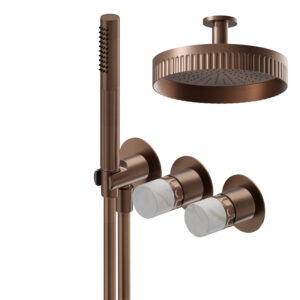 Σετ Ντουζ PVD Brushed Copper Bronze