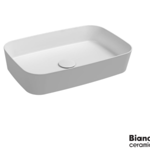 Washbasin 60x38 table top white matt