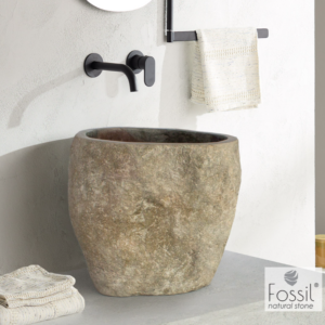 Riverstone "River Bucket" Stone Washbasin