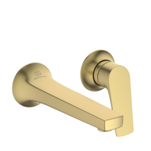 Μπαταρία Νιπτήρος Εντοιχισμού La Dolce Vita Brushed Gold 16cm