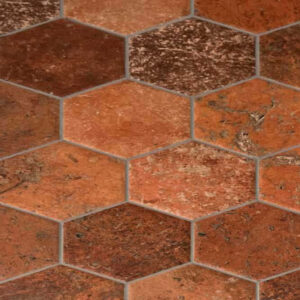 Cotto Del Campiano ROSSO SIENA Esagona(15,8x18,3)